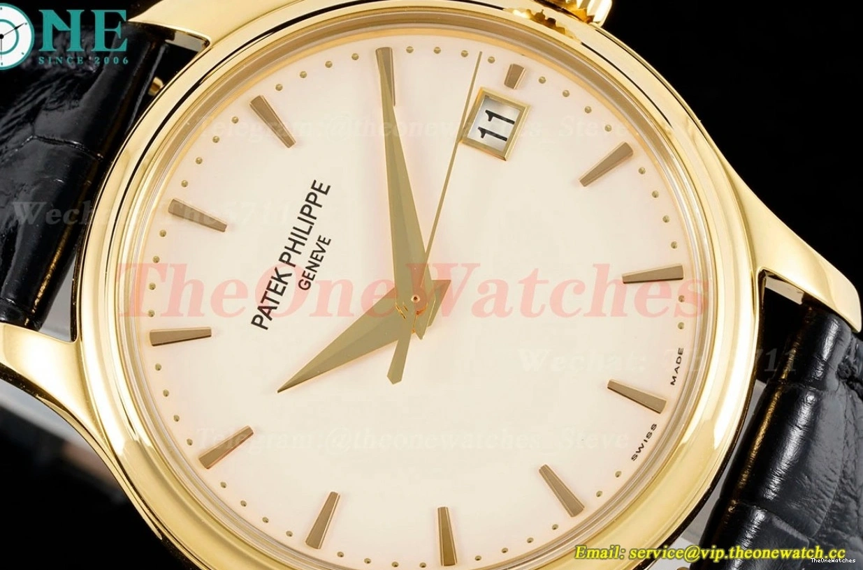 Calatrava V2 324 LE Ref.5227 Lvory Series White 3KF YG 0323